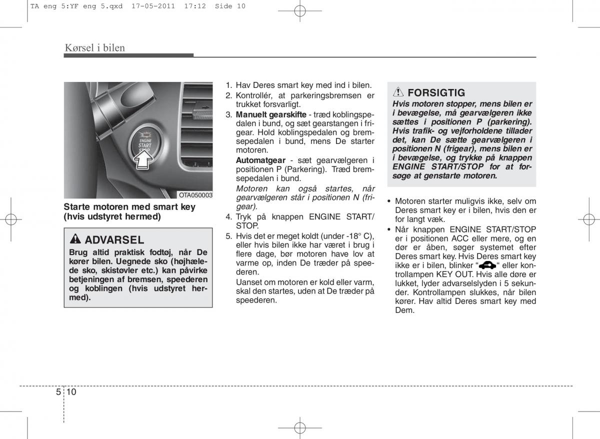 KIA Picanto II 2 Bilens instruktionsbog / page 250