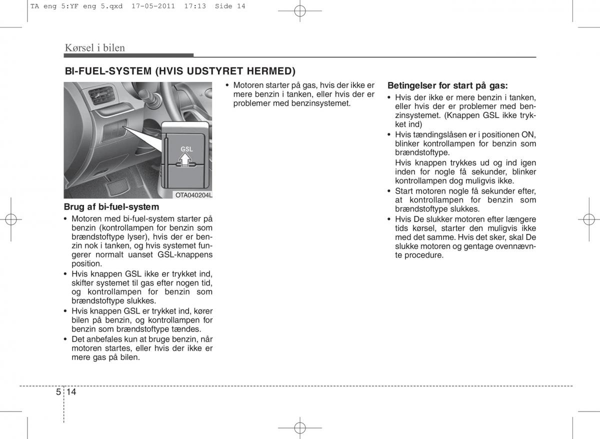 KIA Picanto II 2 Bilens instruktionsbog / page 254