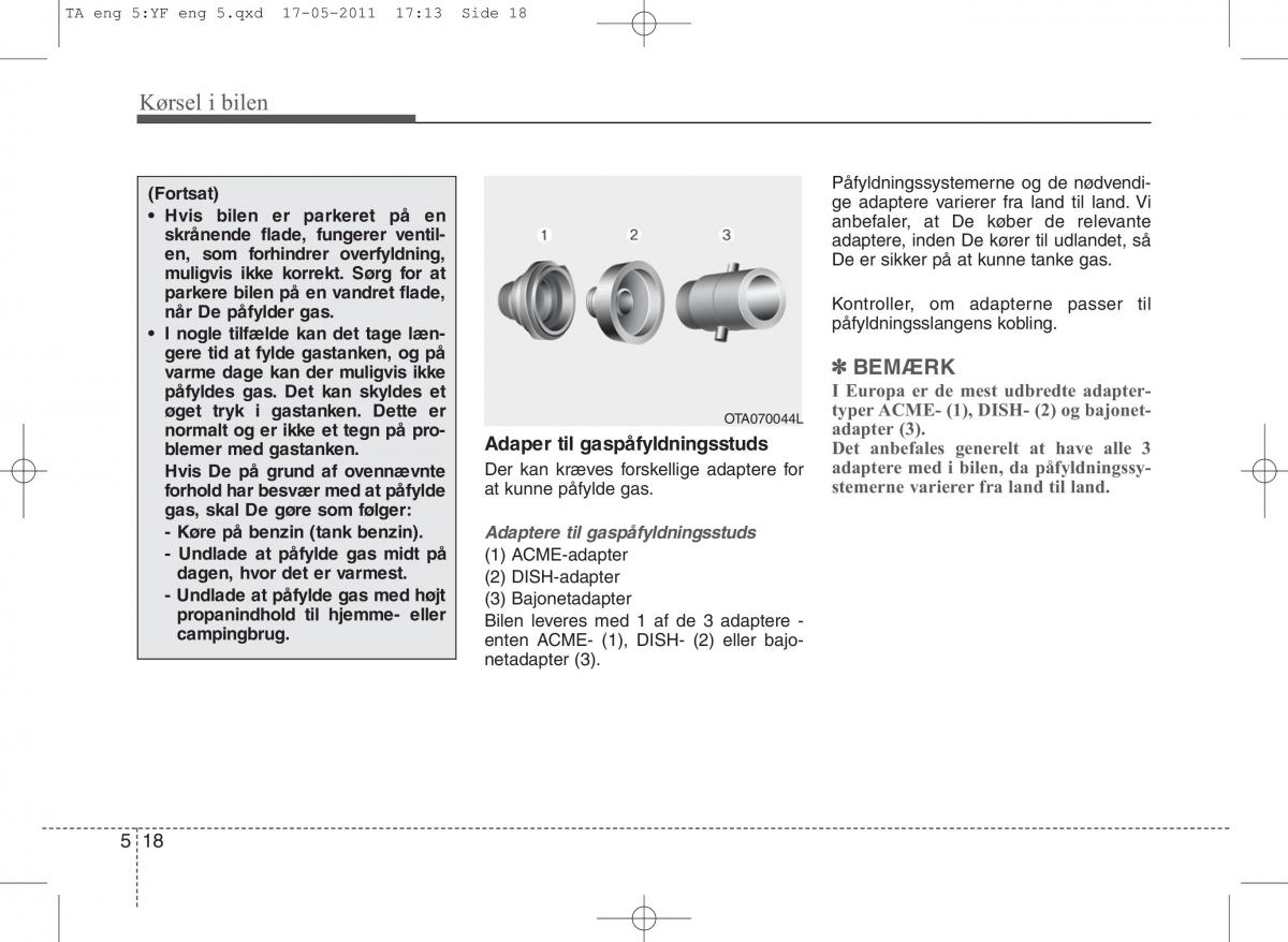 KIA Picanto II 2 Bilens instruktionsbog / page 258