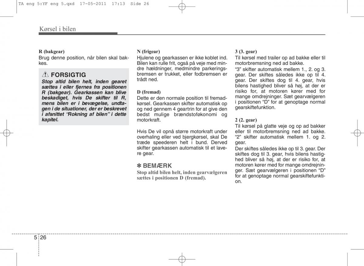 KIA Picanto II 2 Bilens instruktionsbog / page 266