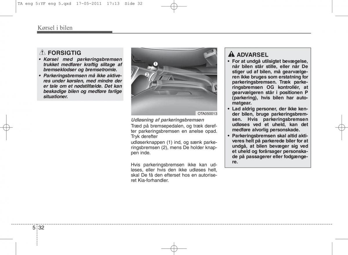 KIA Picanto II 2 Bilens instruktionsbog / page 272