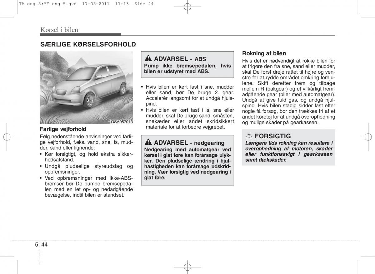 KIA Picanto II 2 Bilens instruktionsbog / page 284