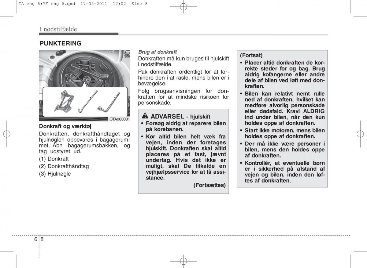 KIA Picanto II 2 Bilens instruktionsbog / page 308