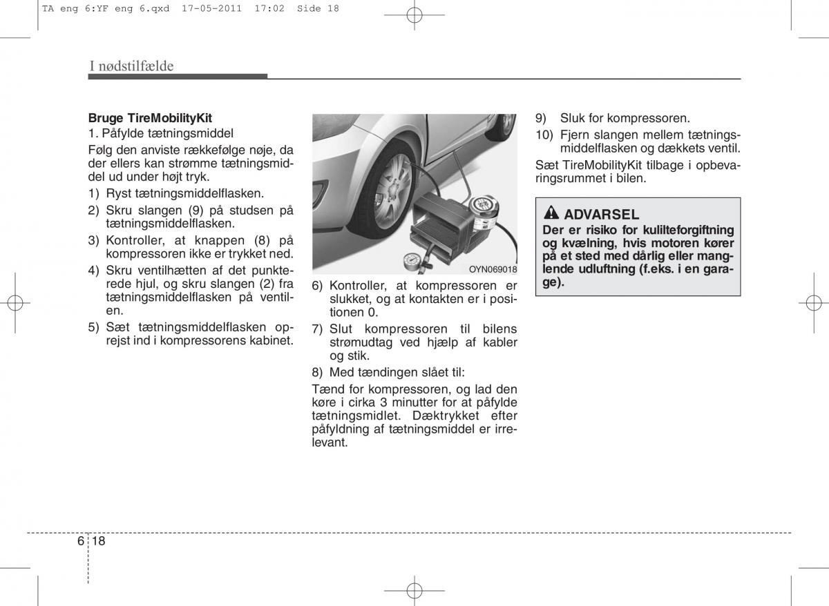 KIA Picanto II 2 Bilens instruktionsbog / page 318