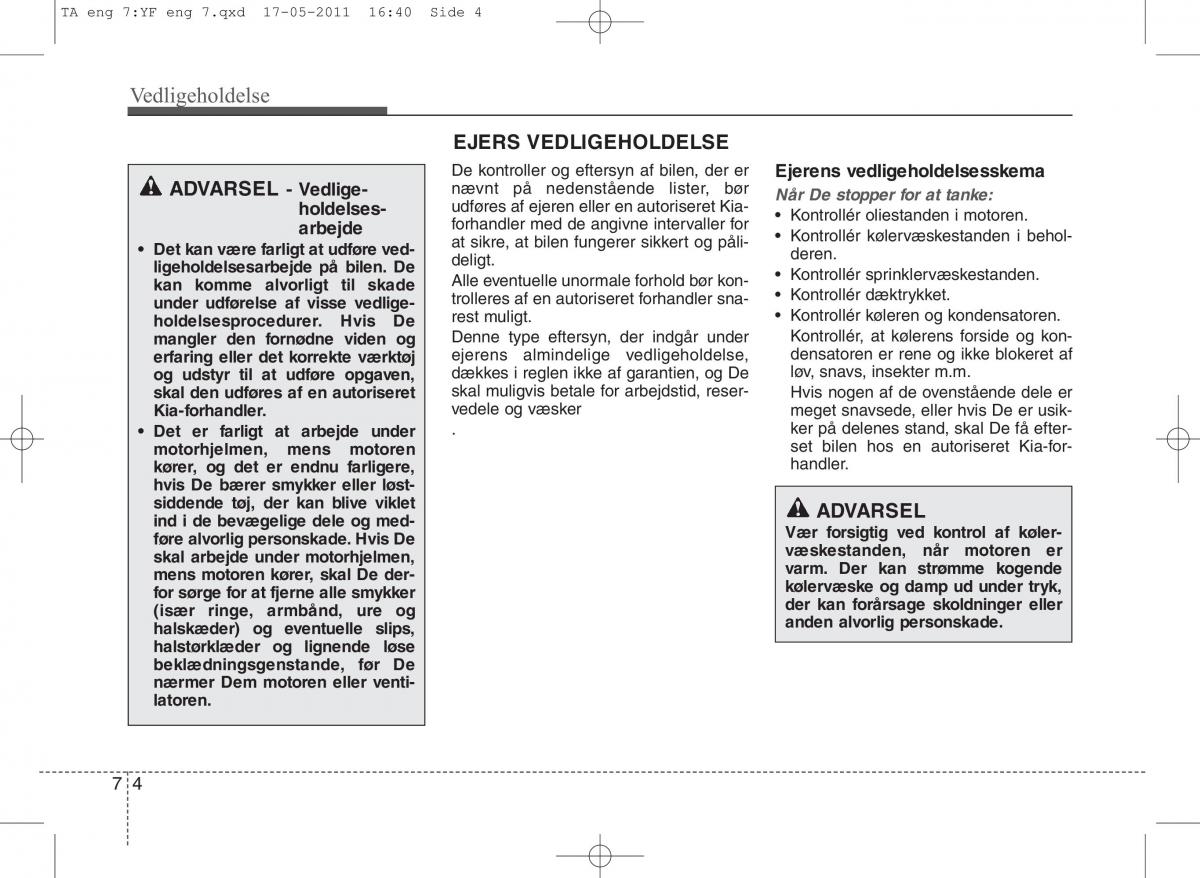 KIA Picanto II 2 Bilens instruktionsbog / page 330