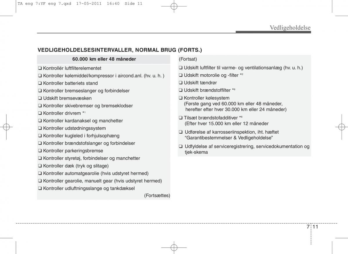 KIA Picanto II 2 Bilens instruktionsbog / page 337