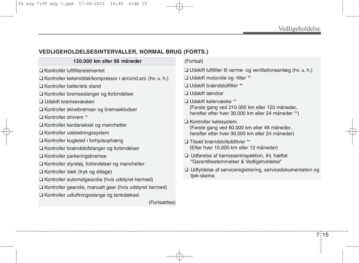 KIA Picanto II 2 Bilens instruktionsbog / page 341