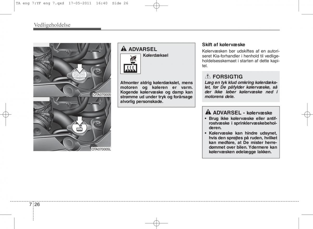 KIA Picanto II 2 Bilens instruktionsbog / page 352