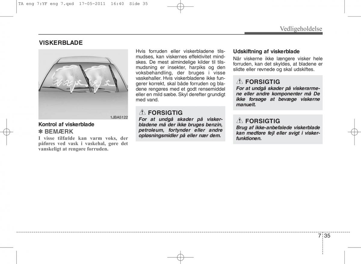 KIA Picanto II 2 Bilens instruktionsbog / page 361