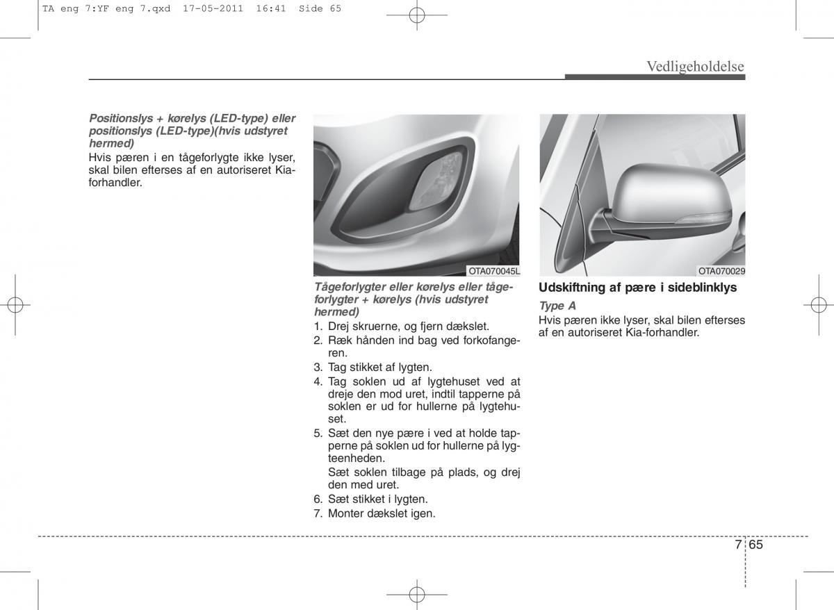 KIA Picanto II 2 Bilens instruktionsbog / page 391