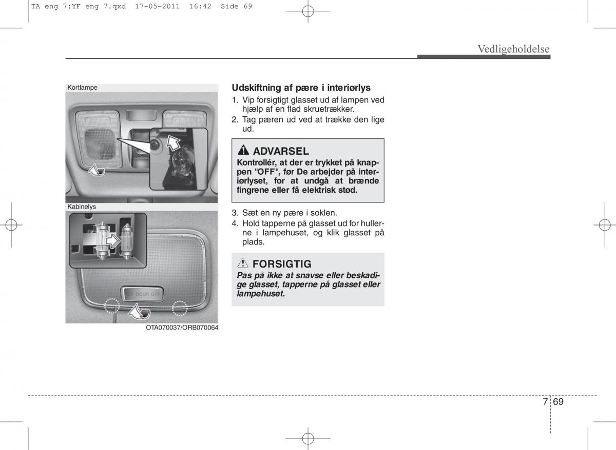 KIA Picanto II 2 Bilens instruktionsbog / page 395