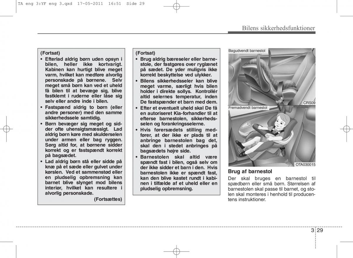 KIA Picanto II 2 Bilens instruktionsbog / page 43