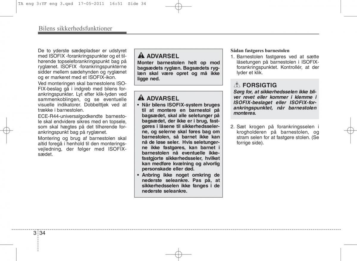 KIA Picanto II 2 Bilens instruktionsbog / page 48