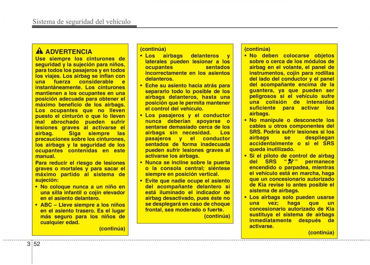 KIA Picanto II 2 manual del propietario / page 63