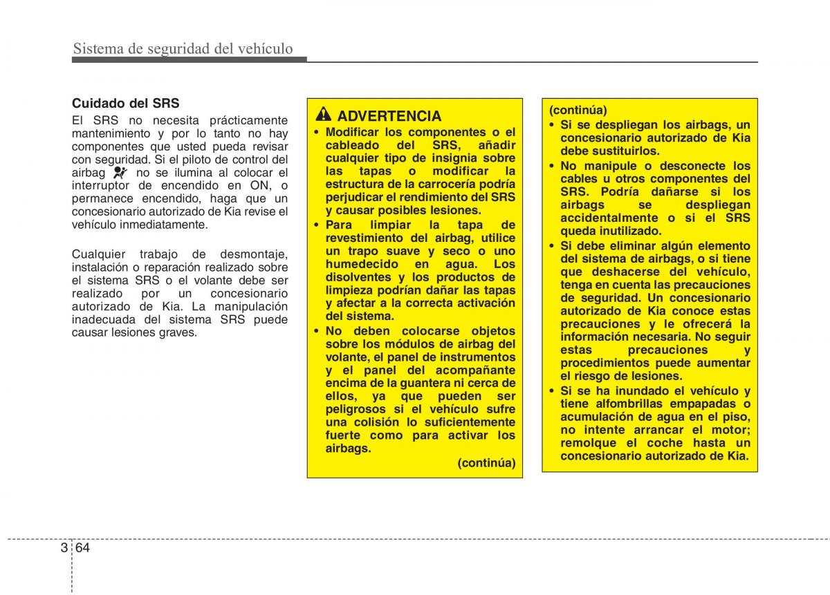 KIA Picanto II 2 manual del propietario / page 75