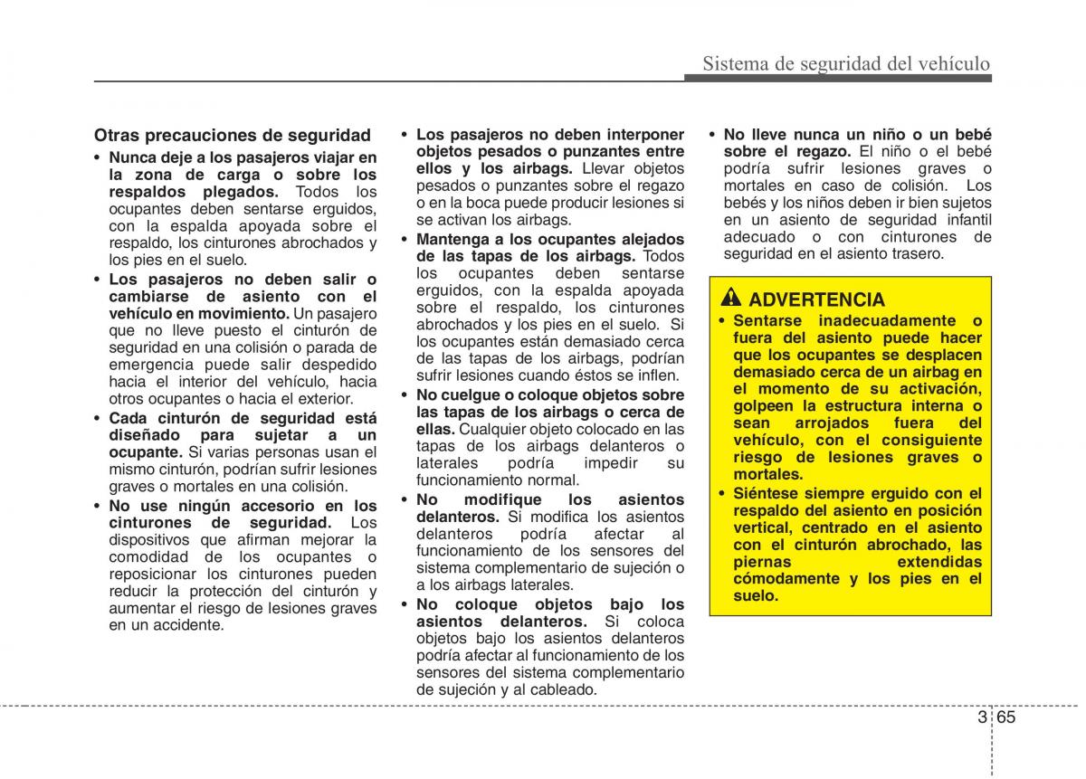 KIA Picanto II 2 manual del propietario / page 76