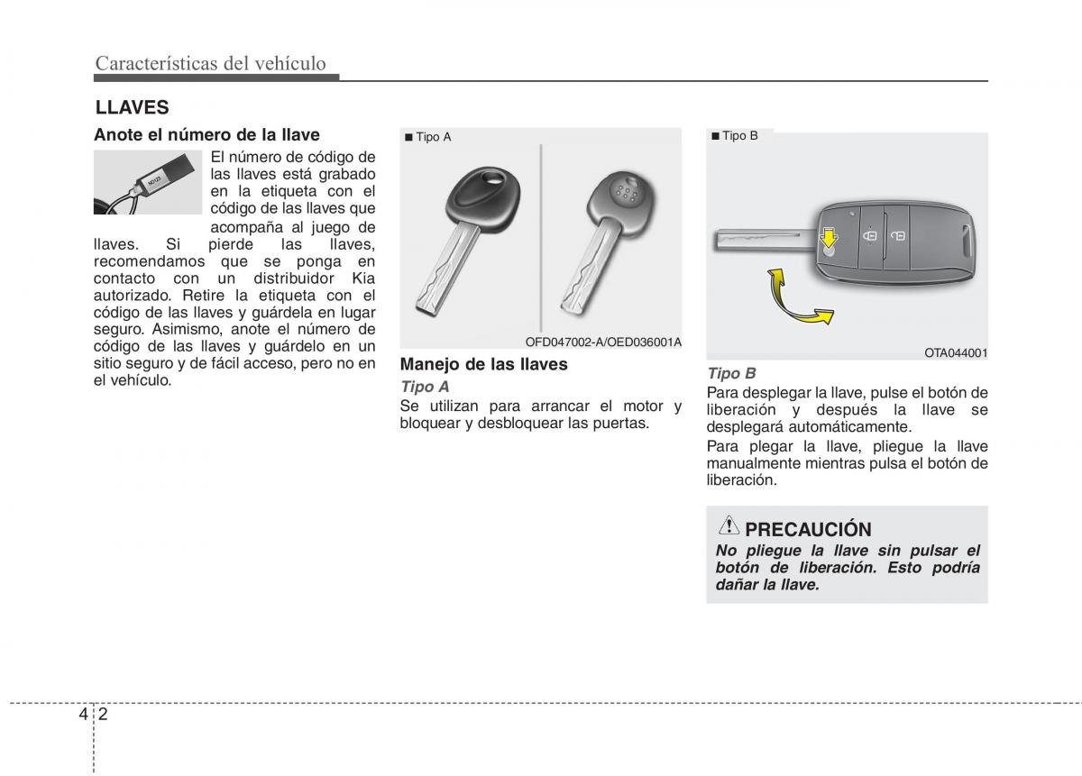 KIA Picanto II 2 manual del propietario / page 79