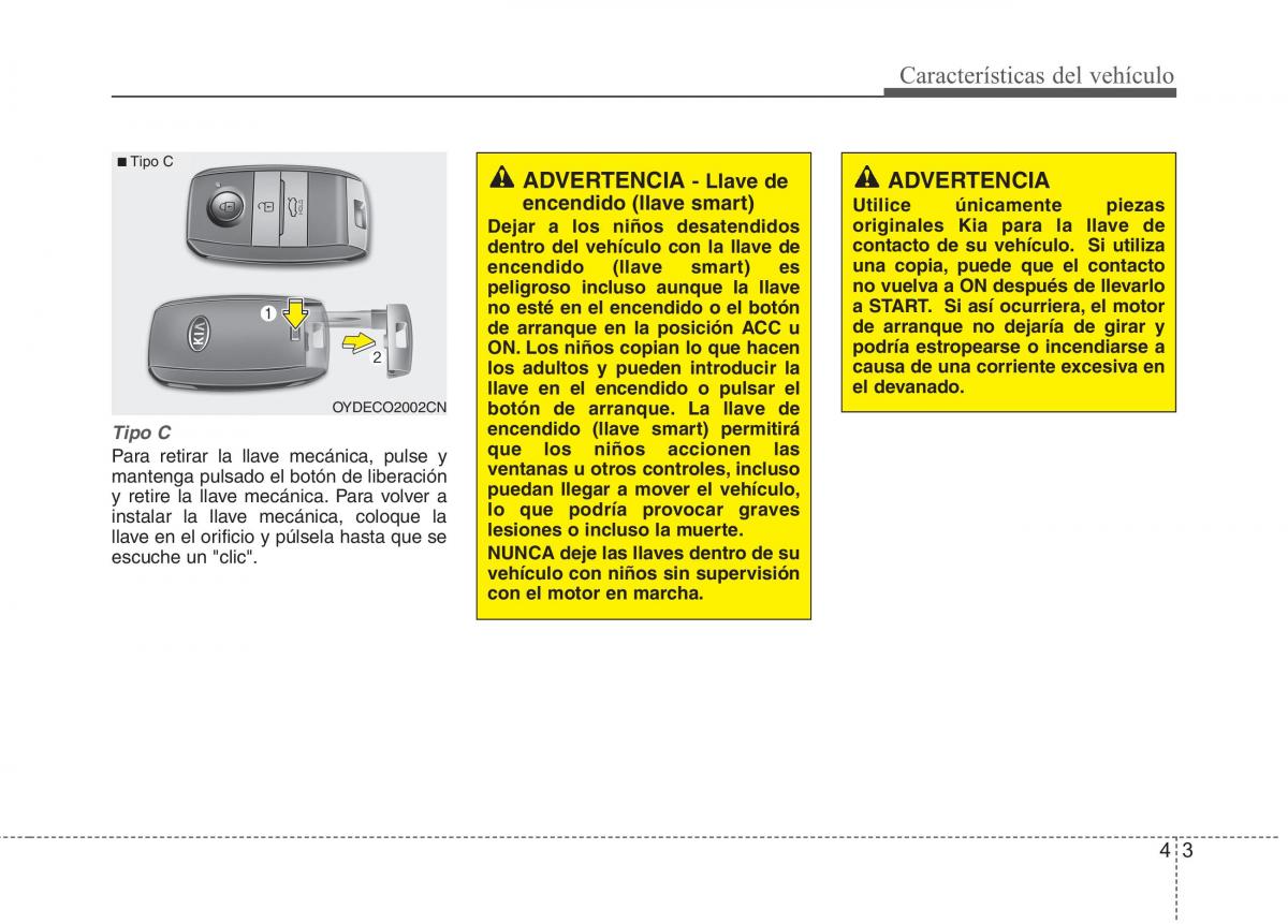 KIA Picanto II 2 manual del propietario / page 80