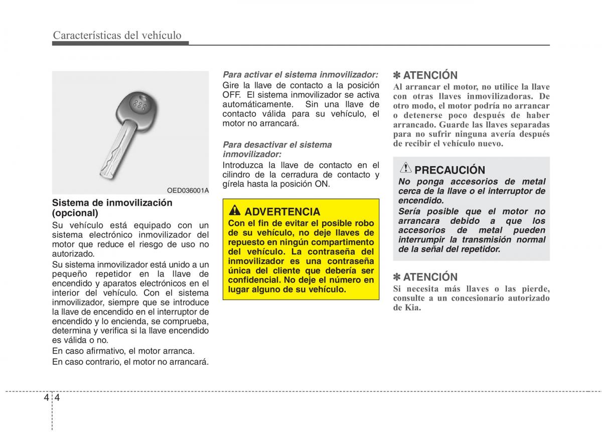 KIA Picanto II 2 manual del propietario / page 81