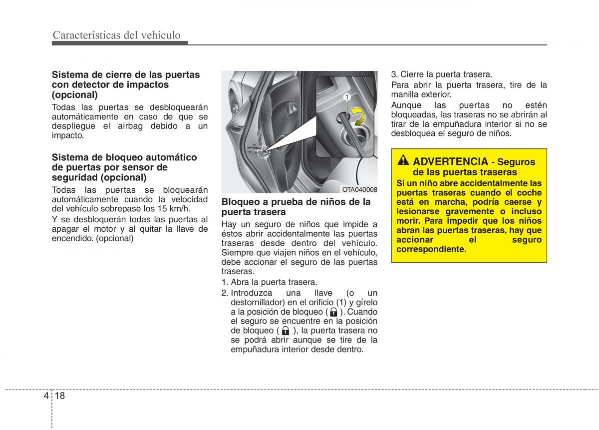 KIA Picanto II 2 manual del propietario / page 95