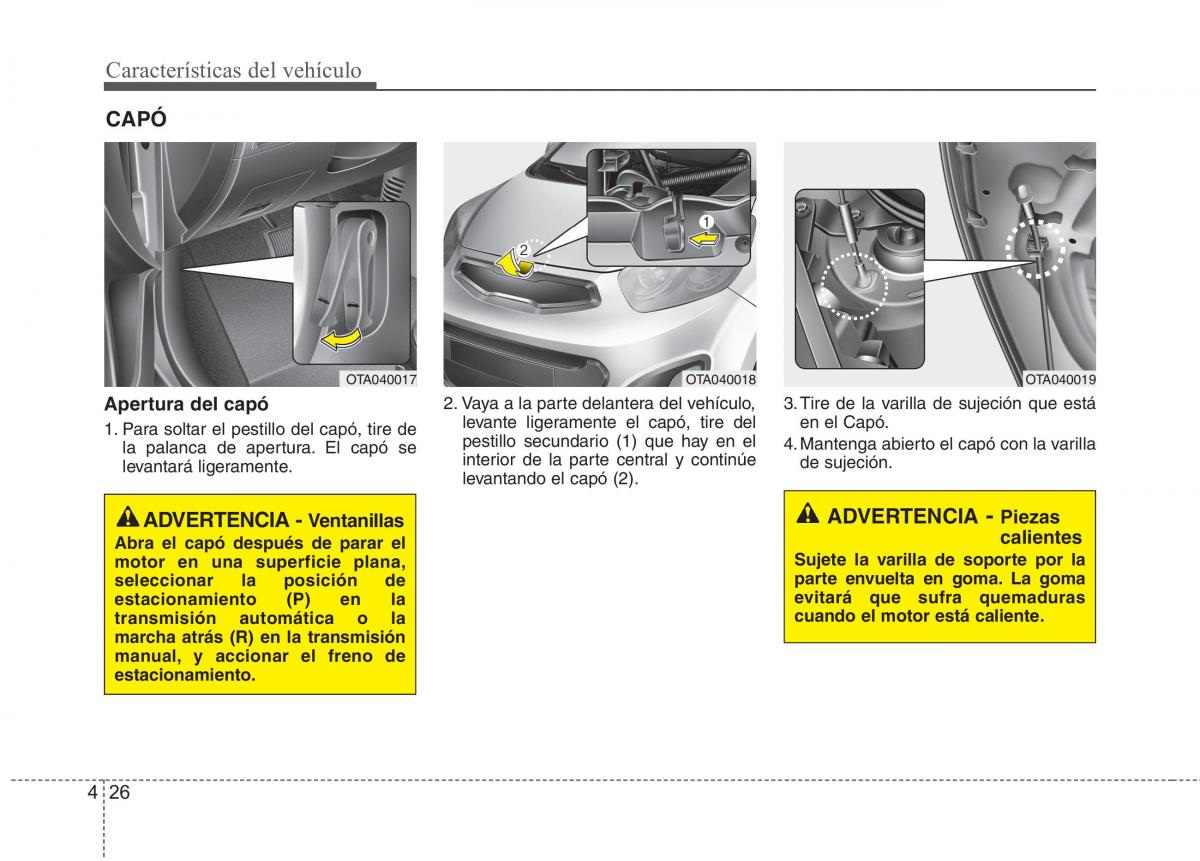 KIA Picanto II 2 manual del propietario / page 103