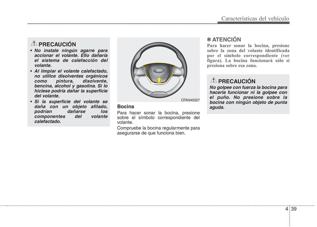 KIA Picanto II 2 manual del propietario / page 116