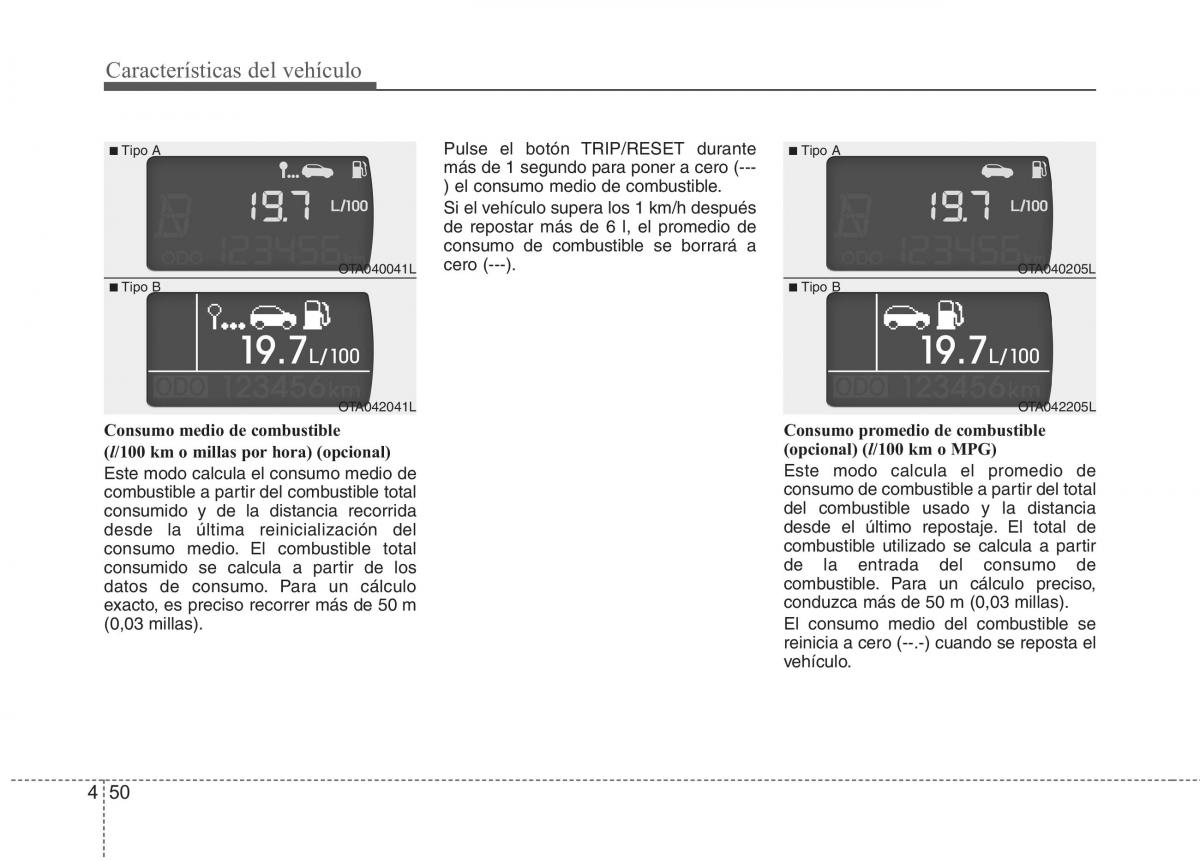 KIA Picanto II 2 manual del propietario / page 127