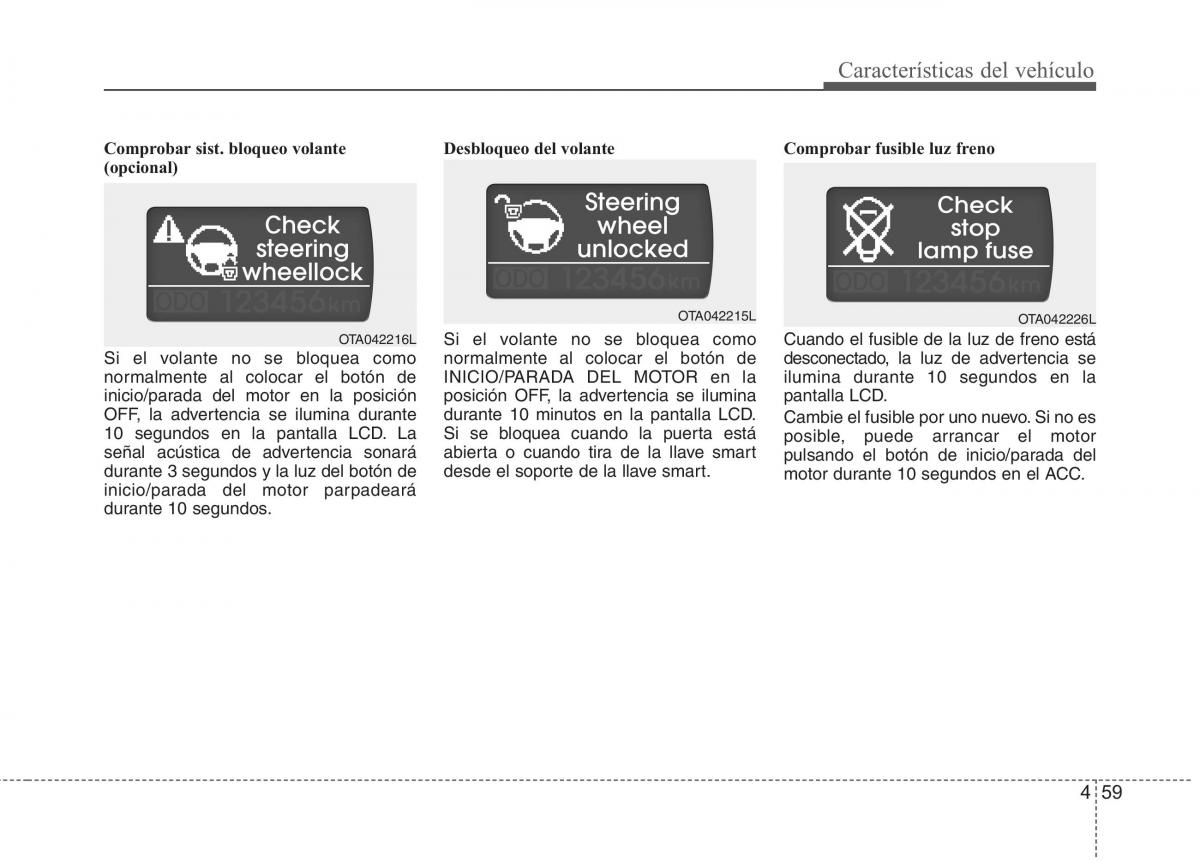 KIA Picanto II 2 manual del propietario / page 136