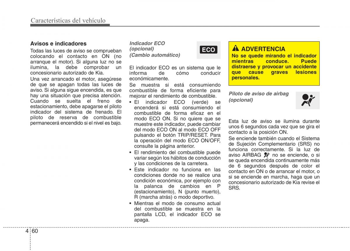 KIA Picanto II 2 manual del propietario / page 137