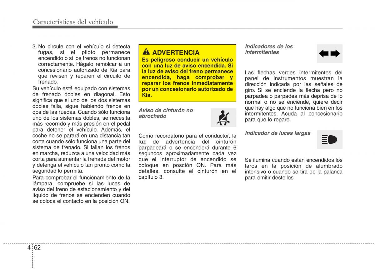 KIA Picanto II 2 manual del propietario / page 139