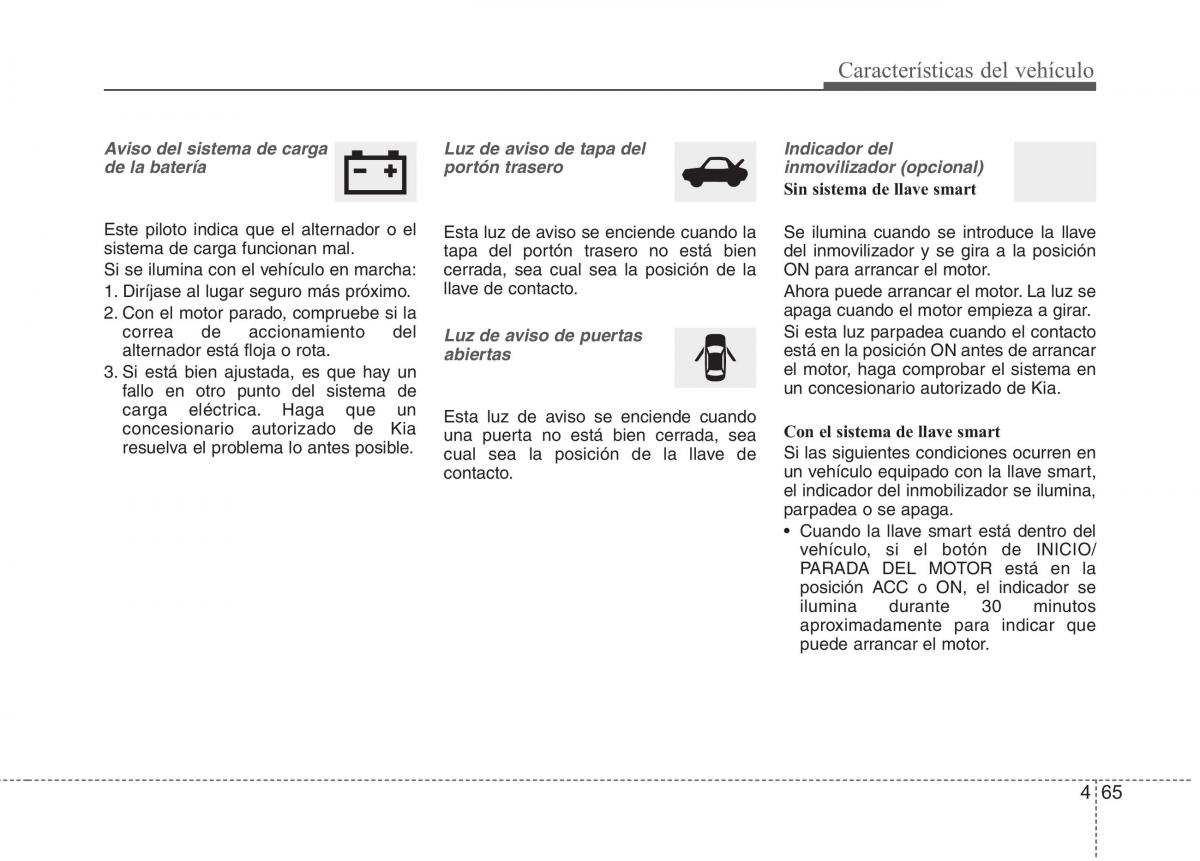 KIA Picanto II 2 manual del propietario / page 142