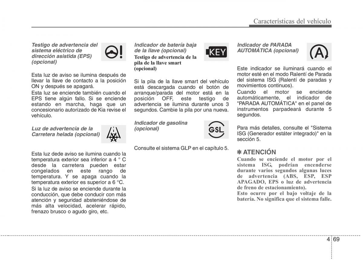 KIA Picanto II 2 manual del propietario / page 146