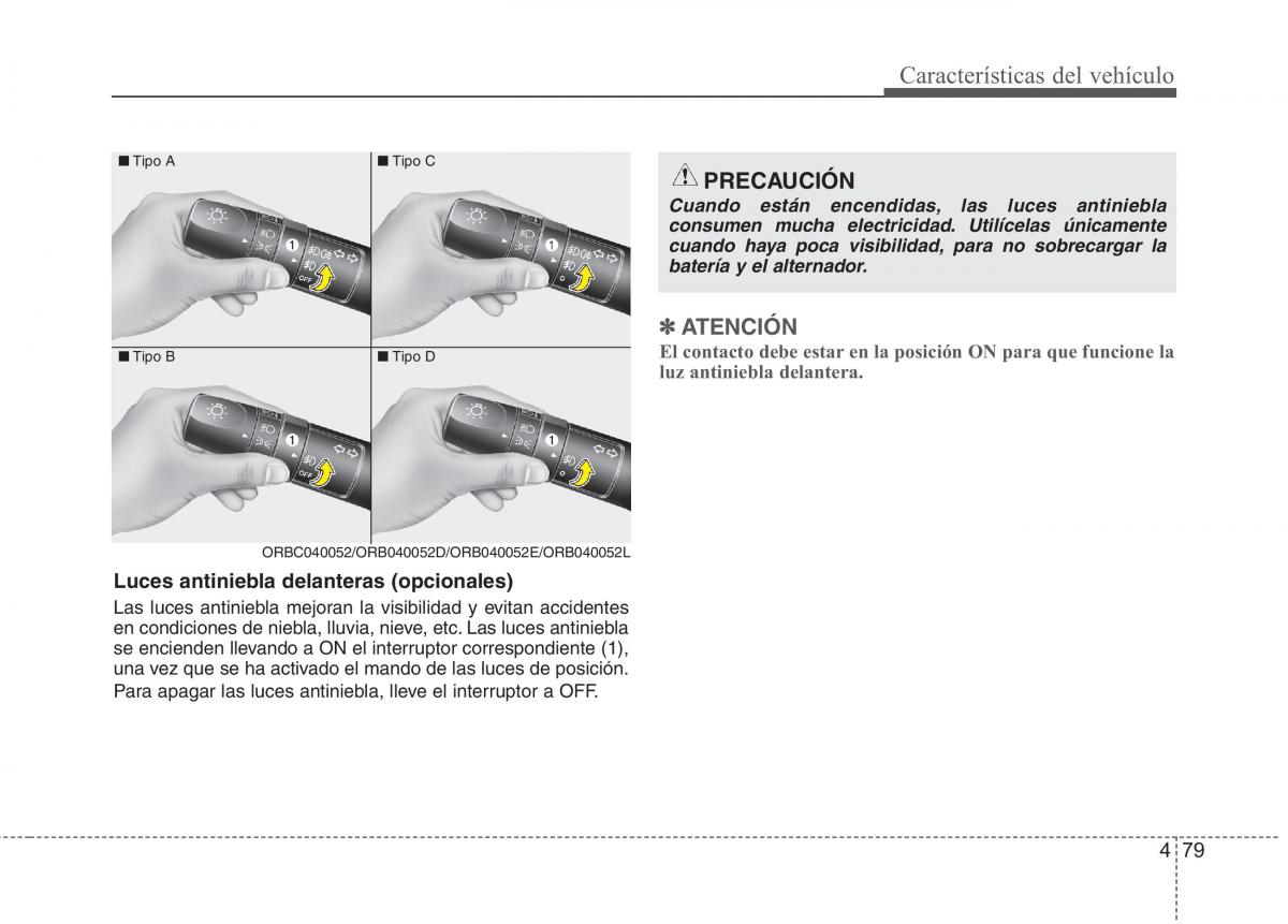 KIA Picanto II 2 manual del propietario / page 156