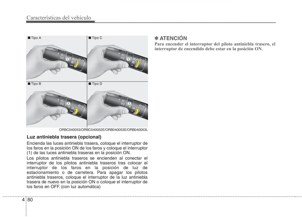 KIA Picanto II 2 manual del propietario / page 157