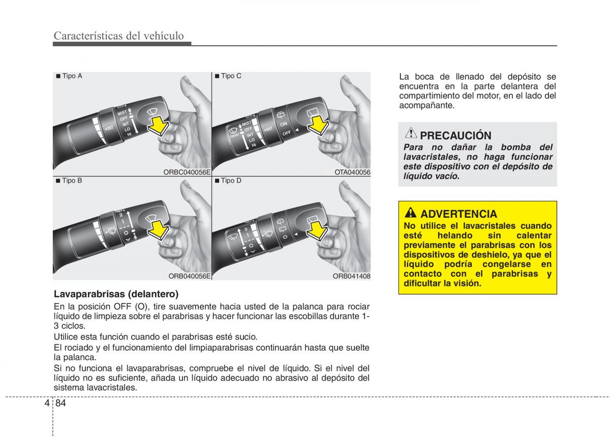 KIA Picanto II 2 manual del propietario / page 161