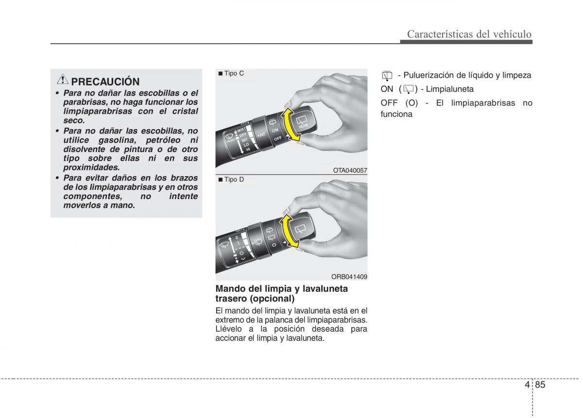 KIA Picanto II 2 manual del propietario / page 162