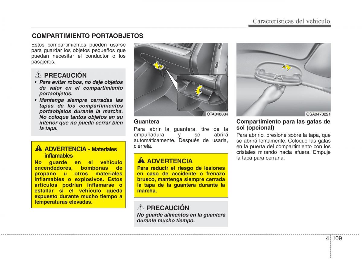 KIA Picanto II 2 manual del propietario / page 186