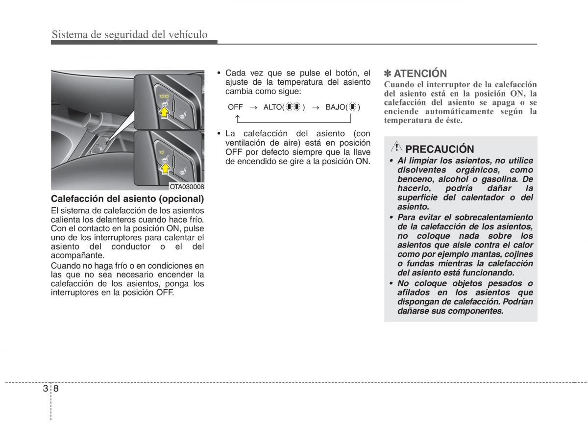 KIA Picanto II 2 manual del propietario / page 19