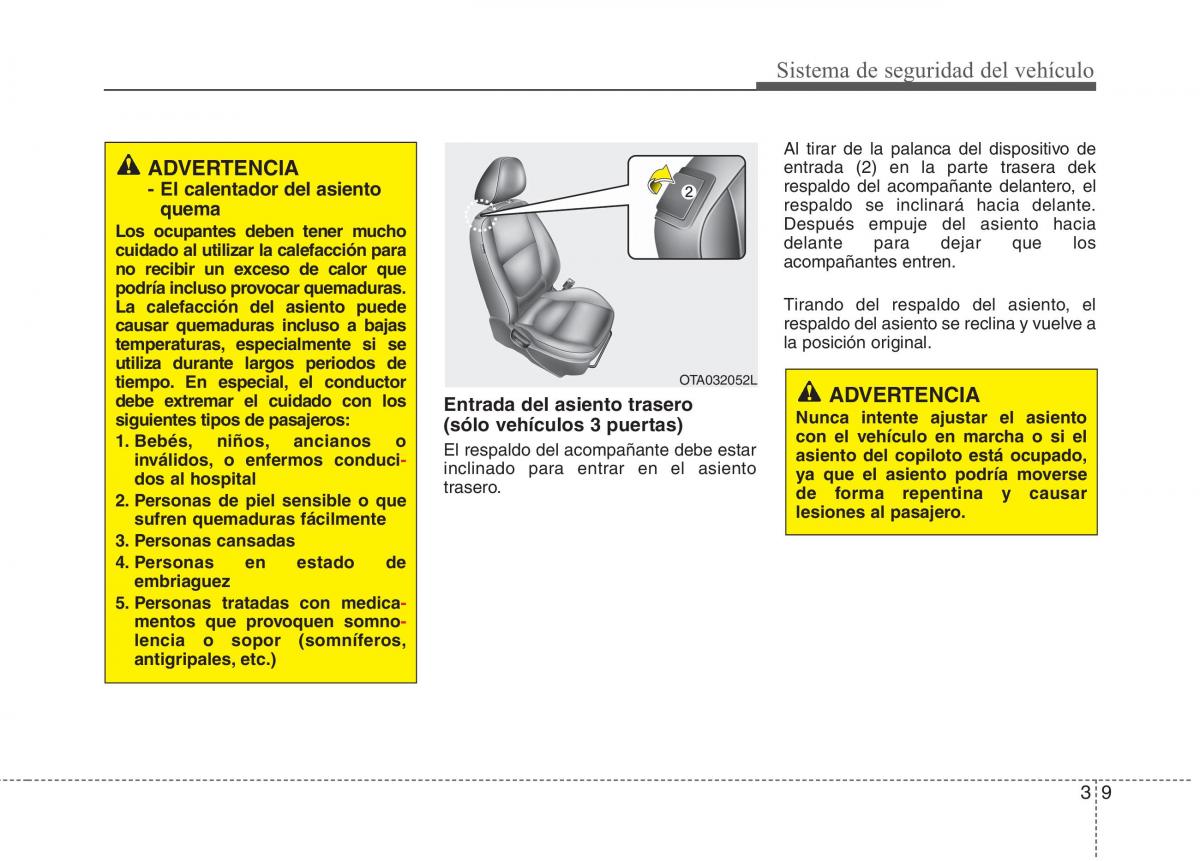 KIA Picanto II 2 manual del propietario / page 20