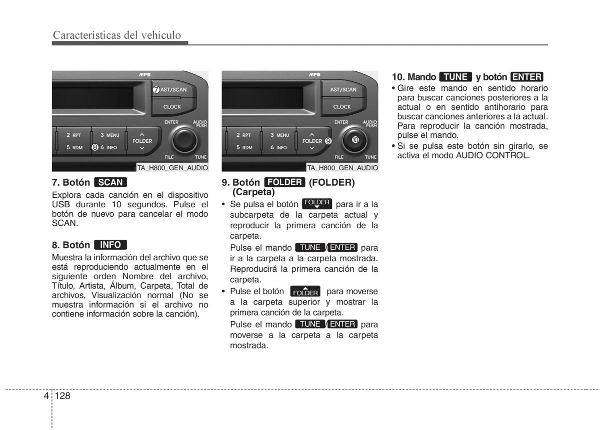 KIA Picanto II 2 manual del propietario / page 205