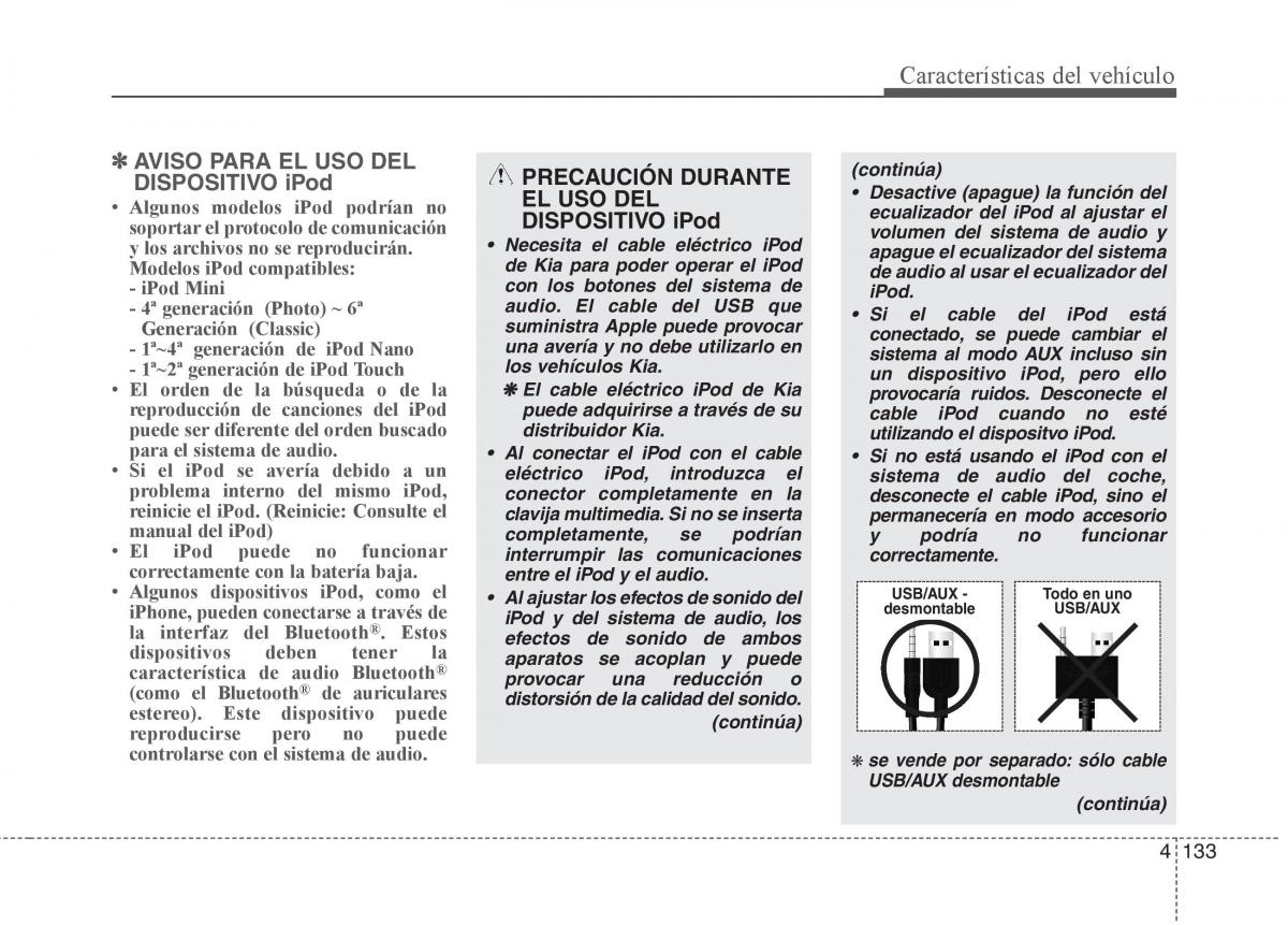 KIA Picanto II 2 manual del propietario / page 210