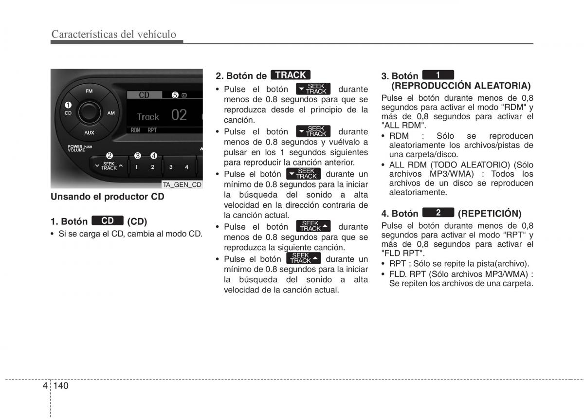 KIA Picanto II 2 manual del propietario / page 217