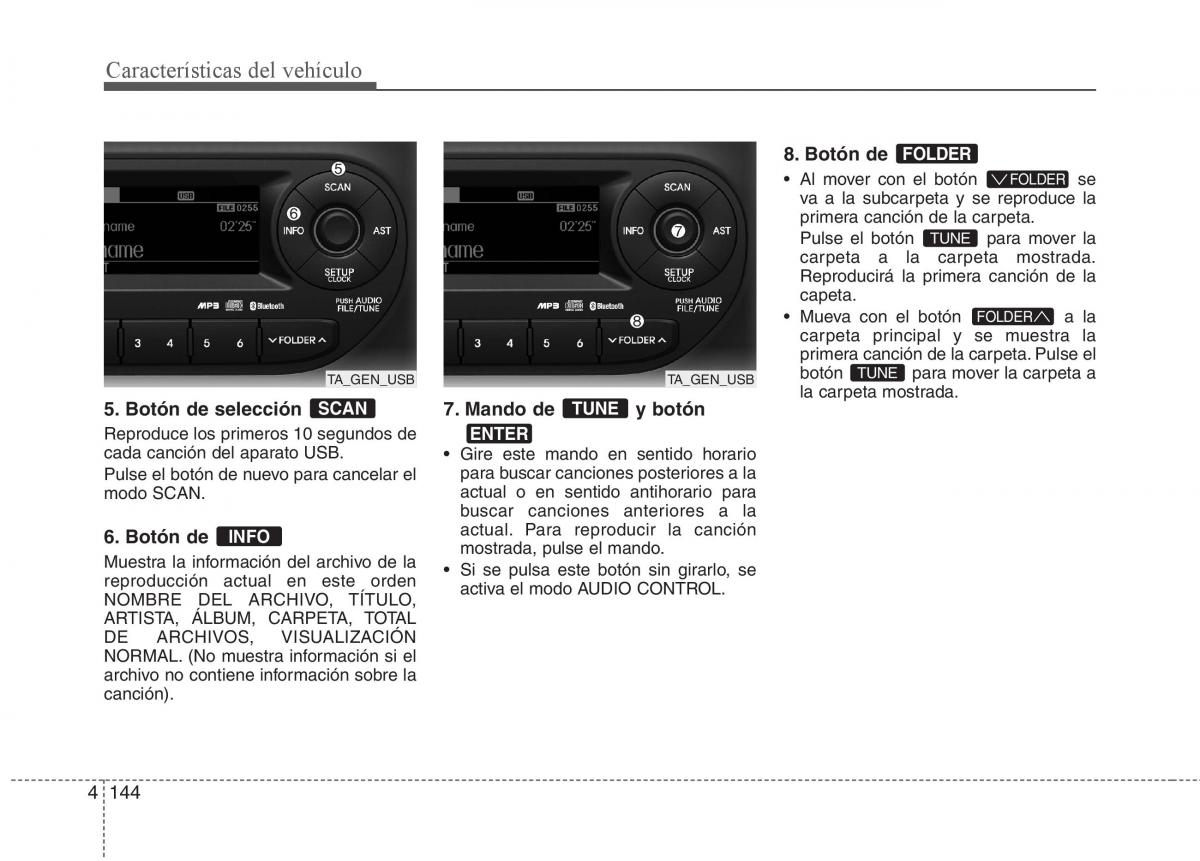 KIA Picanto II 2 manual del propietario / page 221