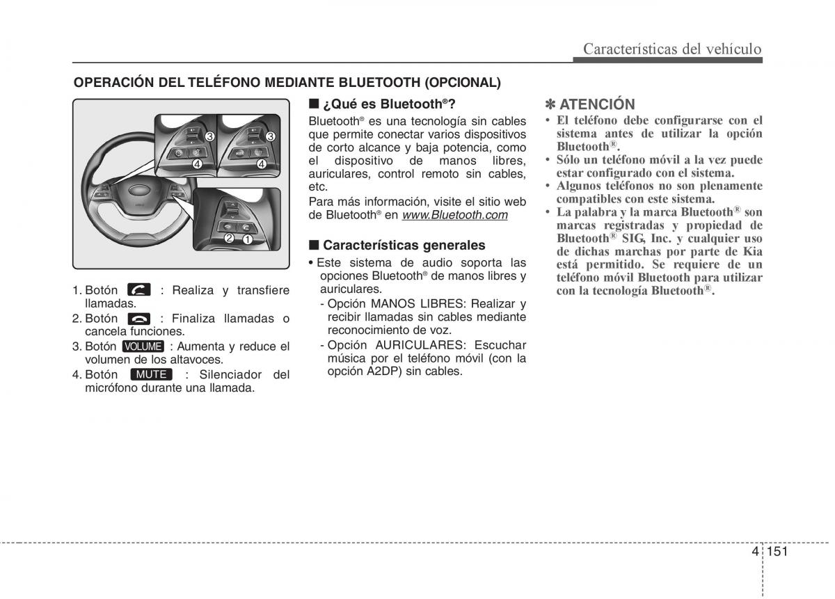 KIA Picanto II 2 manual del propietario / page 228