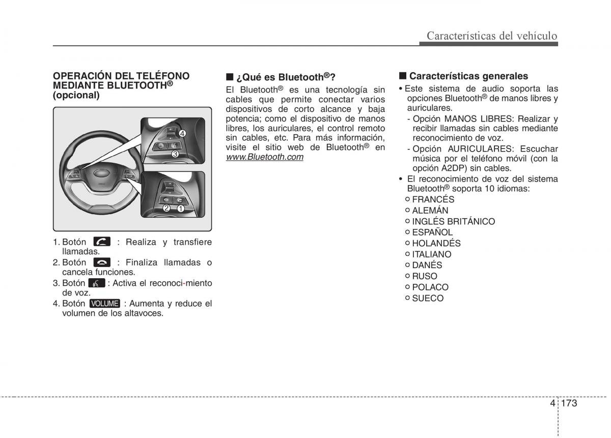 KIA Picanto II 2 manual del propietario / page 250