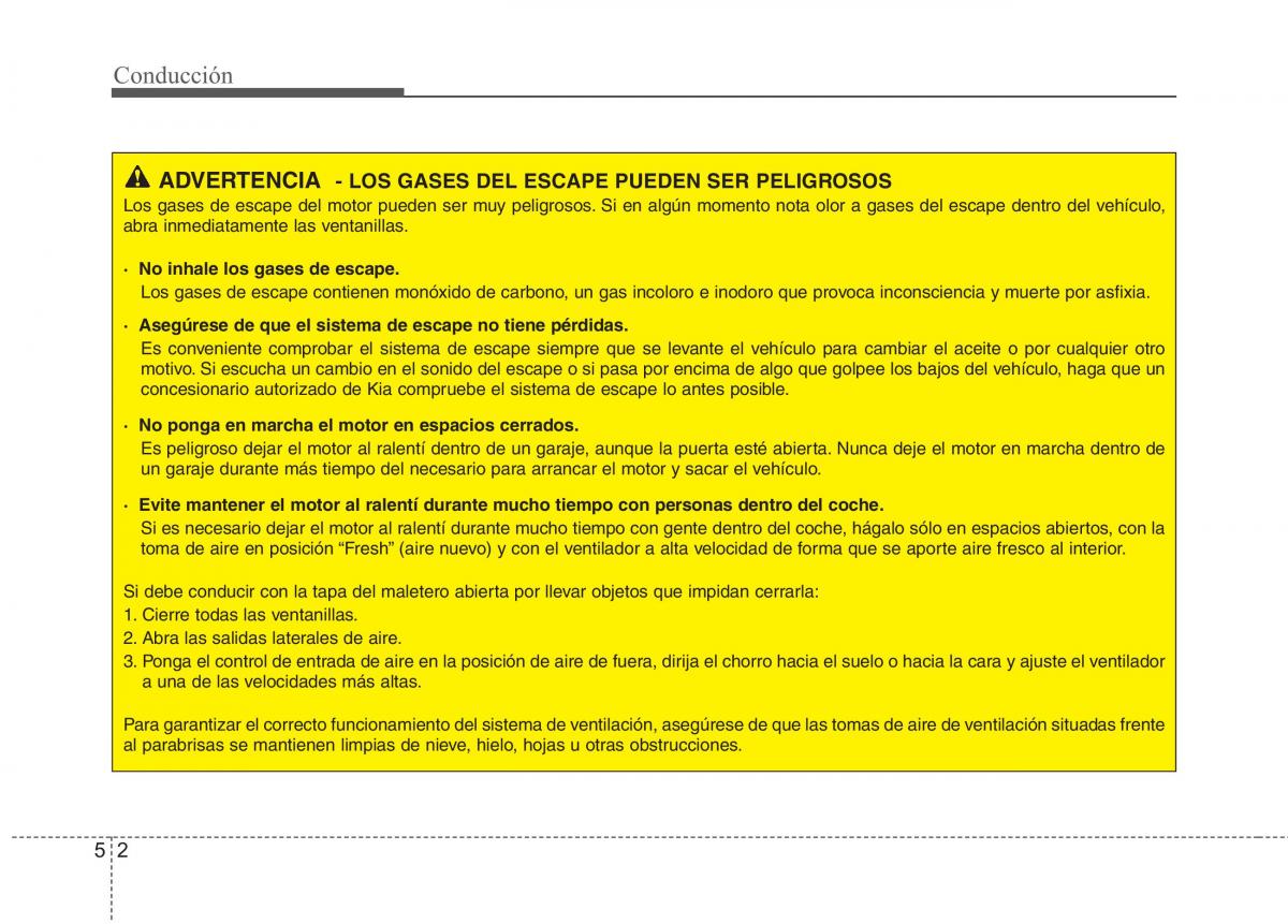 KIA Picanto II 2 manual del propietario / page 263