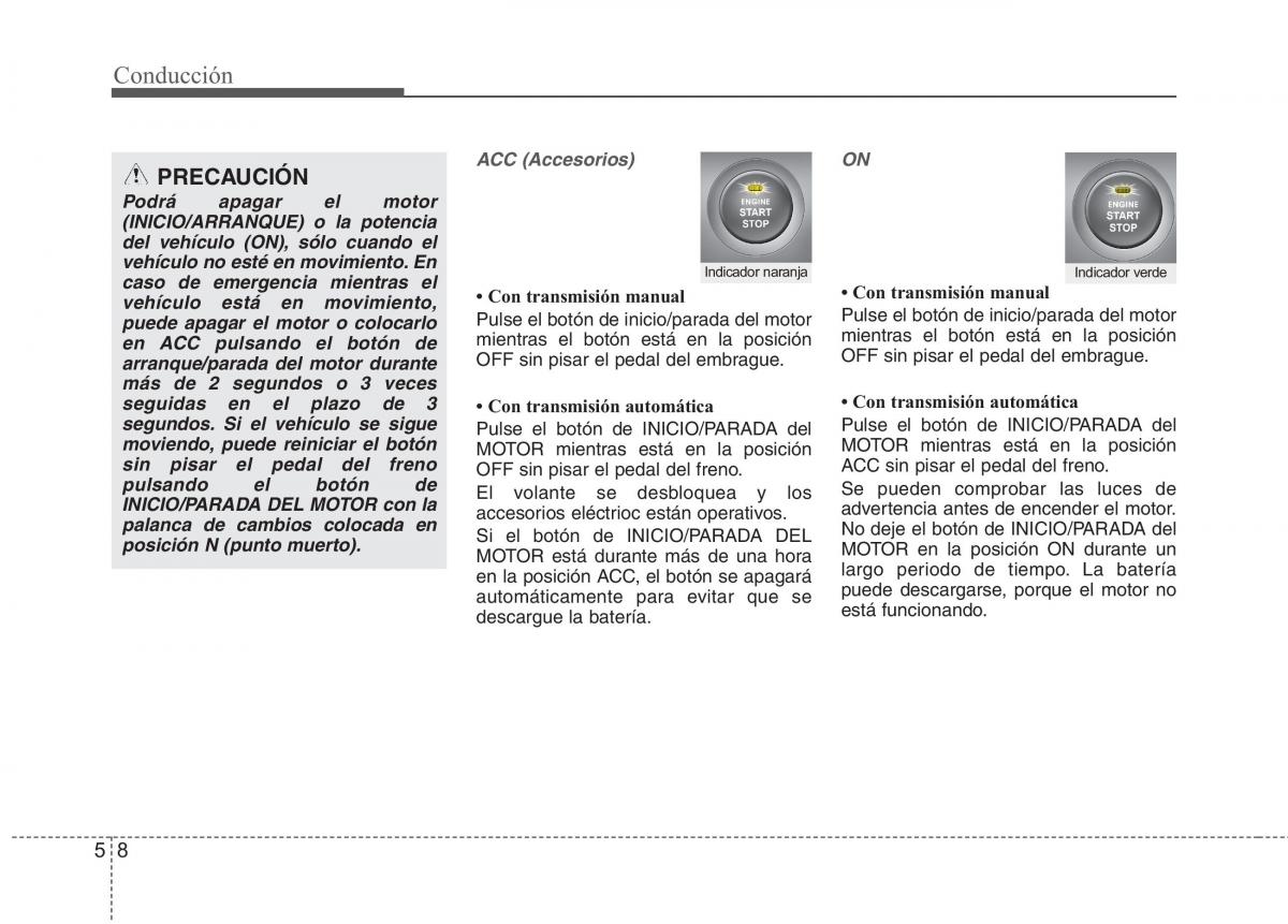 KIA Picanto II 2 manual del propietario / page 269