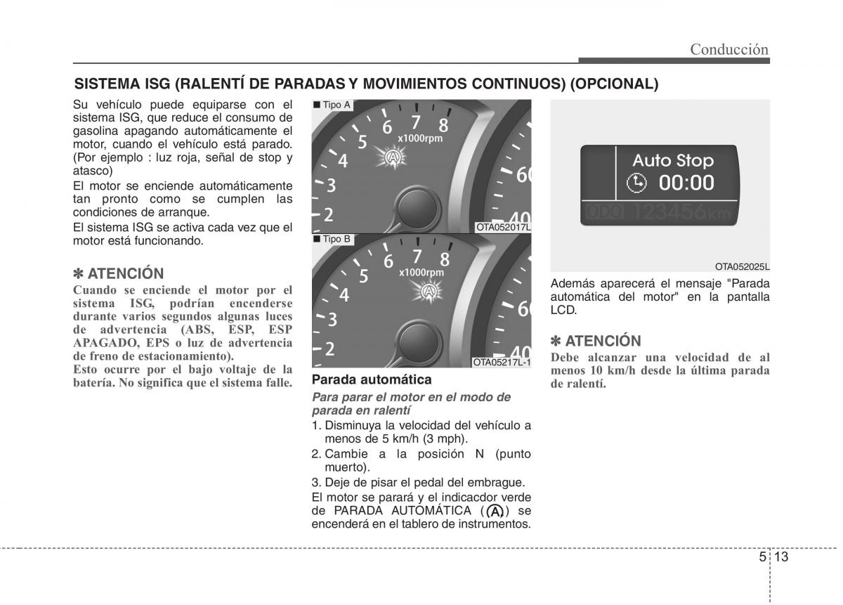 KIA Picanto II 2 manual del propietario / page 274