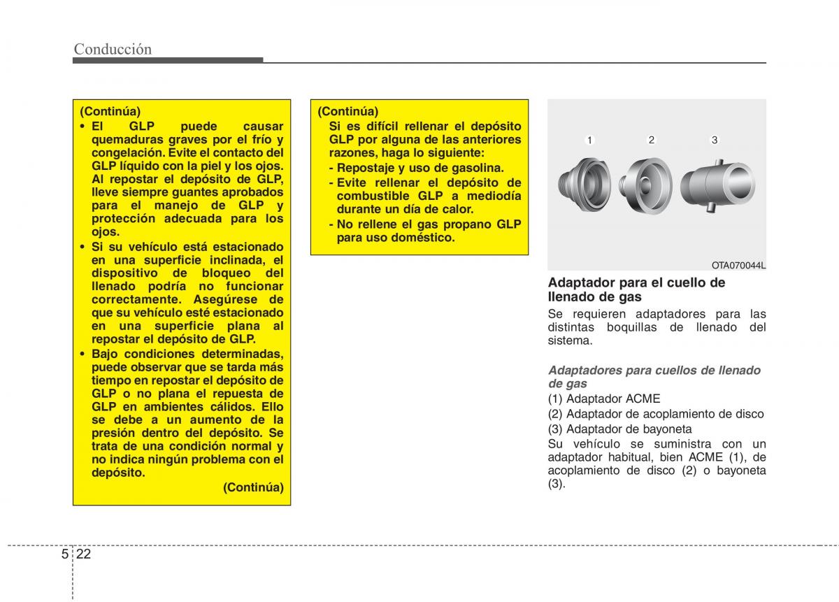 KIA Picanto II 2 manual del propietario / page 283