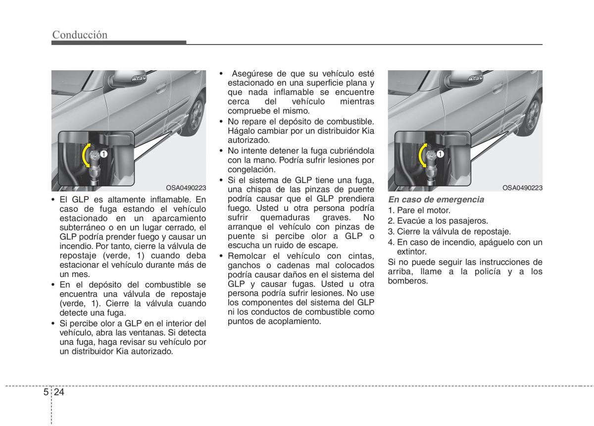 KIA Picanto II 2 manual del propietario / page 285